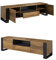 Tv Schrank Wood, Lowboard, Unterschrank, Tv-Tisch mit 2 Türen, 1 Schublade, Fernsehenschrank, Wotan Eiche