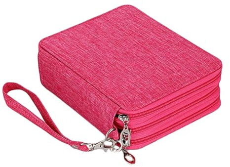 Gogogmee Pencil Case Capacity Stationery Bag Oxford Cloth Painting Pen Bag for Secondary School Students