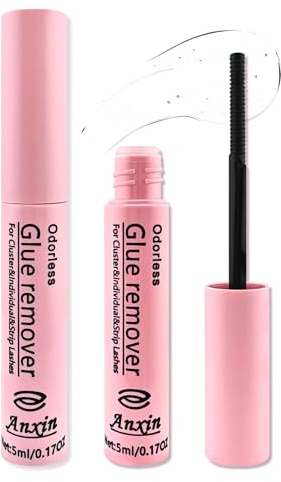 Dissolvant de colle à cils - 5 ml - 0,17 FL.OZ - Clear Cluster - Pour faux cils individuels, Bond et Wispys - Crayon de mascara doux et non irritant (1P-5 ml)