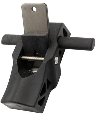 NUOBESTY 2 Pièces rabot à bois outil à main bloc rabot à main raboteuses travail du bois raboteuse dégauchisseuse petit avion en bois fabrication de modèles Braquier Plastique Noir