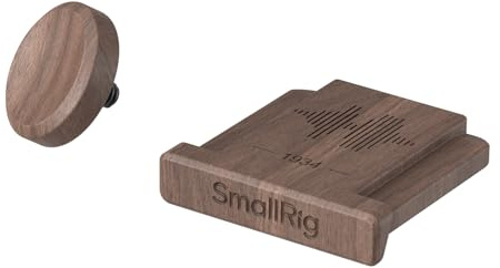 SMALLRIG Cache-griffe flash en noyer avec capuchon de déclencheur pour FUJIFILM X100VI / X100V / X-T30 III / X-T30 II / X-T30 / X-M5 / X-E5 / X-E4 / X-E3 / X-T50 / X-T5 / X-T4 / X-T3 / X-Pro3 / X100F
