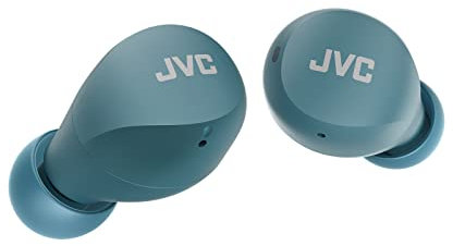 JVC HA-Z66T-Z Gumy Mini True Wireless Earbuds, 23 Hours Playback, Bluetooth 5.1, Compact and Lightweight, Water Resistance (IPX4), Green
