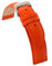 diloy Bunte Uhrenarmband aus glattes Rindsleder 8mm 10mm 12mm 14mm 16mm 18mm 20mm 22mm 24mm Ref 302 Orange 22mm