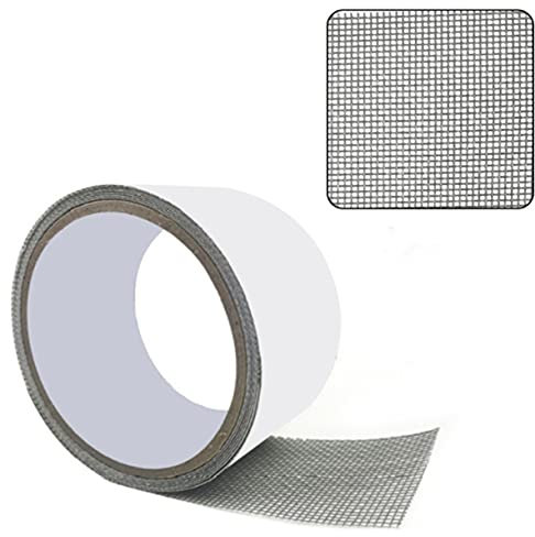 YURRO Anti-mosquito Mesh Sticky Wire Patch Window Net Repair Tape,Window Door Screen Mosquito Netting Patch Repair Tape for Broken Hole