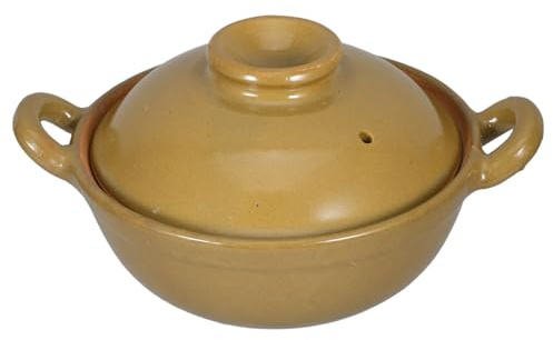 Warmhm Casserole Terre Cuite à Poignée Unique Avec Double Poignées Marmite Traditionnelle Pour Cuisine Maison Et Restaurant Faitout à Ragoût Polyvalent Pour Soupe Riz Braisé Bibimbap