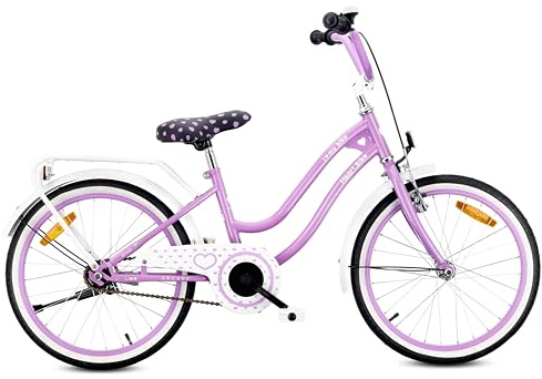 sun baby Heart Bike vélo Fille 20 Pouces 1 Vitesse - Violet