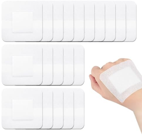 20 Pezzi Cerotti Impermeabili, Cerotto Impermeabile Post Operatorio, Cerotti Fissaggio per Mare Doccia, Pellicola per Tatuaggi, Antiallergico (10cm*10cm)
