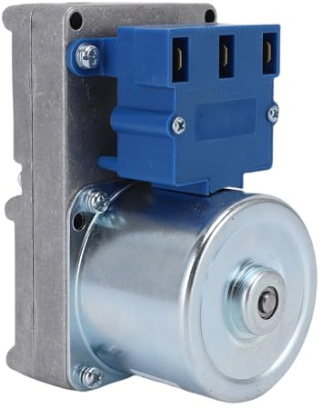 ZDETGU Pelletskaminmotor, Utmatningsmotor med 2 5 Rpm Varvtal och 35 N·m Vridmoment, Exakt Växelsystem för Biomassakaminer, Kolugnar, Grillmaskiner, Växthusvärmare,