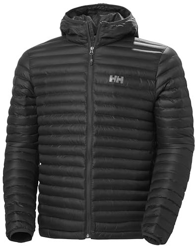 Helly Hansen Hombres Chaqueta con capucha Sirdal Isolator, Negro, 2XL