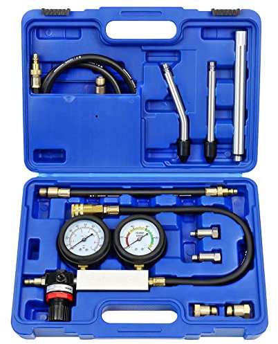 YSTOOL Cylinder Leak Down Gasoline Engine Compression Tester Automotive Kit