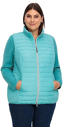 Sheego Damen Große Größen Steppweste mit 2-Wege-Zipper Freizeitmode sportlich -