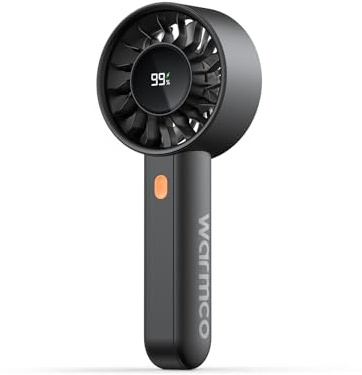 Warmco Portable Handheld Turbo Fan 5000mAh Rechargeable Personal Mini fan