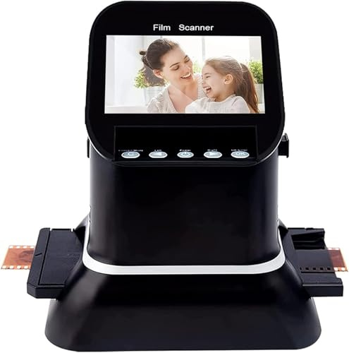 Escáner de película de alta resolución de 120, 22 megapíxeles, escáner de fotos negativas digitales, 35 mm, convertidor de película 135 126KPK, LCD de 4.3 pulgadas