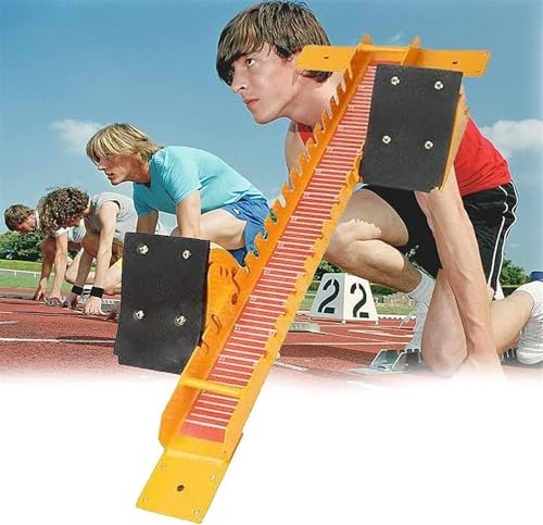Justerbara startblock för spår- och fältträning