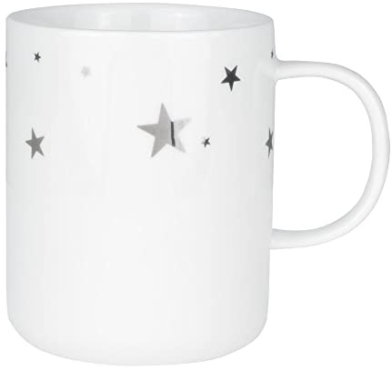 Räder Wintergenuss Tasse Silberstern D:8cm H:10cm