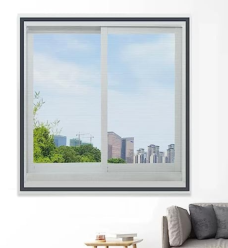 Custom Size Cat Safety Net Cat Proof Window Screen, Self-Adhesive Cat Protection Net, Anti-Mosquito Insect Fly Screen Netting, Protective Window Mesh for Cat