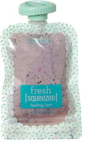 Infantino Sacchetti per Alimenti Fatti in Casa, 3,5 oz / 100 ml, Pacchetto 25 - Senza BPA, PVC e Ftalati, Possono Essere Messi nel Congelatore, con Riquadro Trasparente e Spazio per l'Etichettatura