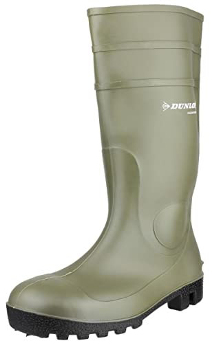 Dunlop Protomaster Full Safety Wellington Green Size 9