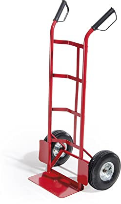 VERDELOOK Carrello portatutto, Portata 150 kg, 110x42x42 cm, Rosso
