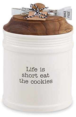 Mud Pie Circa Cookie Jars (Life is Short)