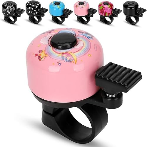 Fahrradklingel Kinder - Klingel Fahrrad für Kinder Mädchen Jungen Erwachsener|120db Mini laut Fahrradklingel für Fahrrad,Roller,Dreirad,Kinderfahrrad,Kinder Laufrad,Mountainbike - Fahrrad Zubehör