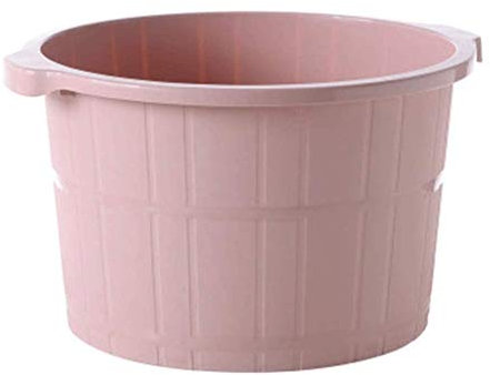Sharper Image Fußbad mit Sprudeldüsen, vibrierendes Pediküre-Spa, entspannendes Fußbad, entwickelt für raue Füße, für Beste Ergebnisse mit warmem Wasser füllen (Farbe: Rosa) (Rosa), Fußbadewanne