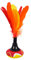 Dilwe Hand-Federball, Neopren-Federbälle Badminton Indiaca Featherball Hand-Badminton für Strandunterhaltung (Colorful)