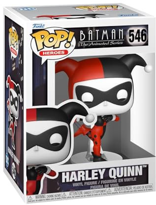 Funko Pop! Animation: BTAS - Harley Quinn - Animated Batman - Vinyl Collectible Figure - Gift Idea - Official Merchandise - Toy for Children and Adults - TV Fans - Model Figure for Collectors