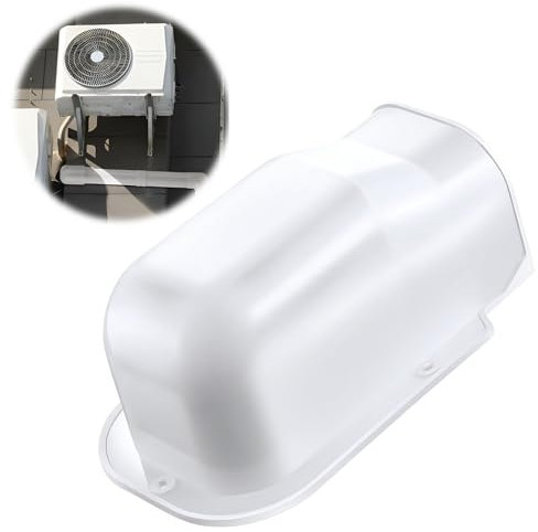 behone Conducto de pared,Conector de pared,Cubierta protectora de canal de conducto,Cubierta decorativa de PVC para conducto de pared,Cubierta decorativa de línea de PVC para aire acondicionado