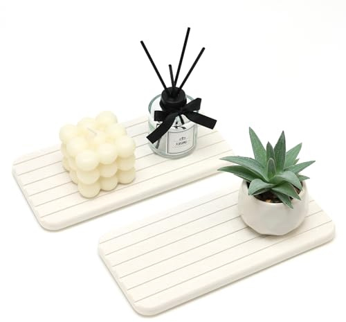 Bandejas de secado de piedra absorbente de agua para fregadero de baño, bandeja de cocina de piedra de diatomita blanca, alfombrilla de secado de platos de tierra de diatomeas, dispensador de jabón de