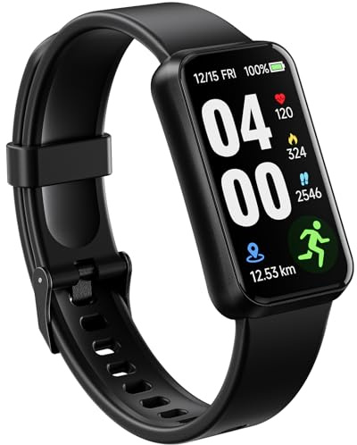 pixtlcoe Fitness Smart Trackers with 24/7 Health Monitoring,Heart Rate Sleep Blood Oxygen Monitor/Calorie Steps Counter Pedometer Activity Tracker/Smart Notifications for Men Women