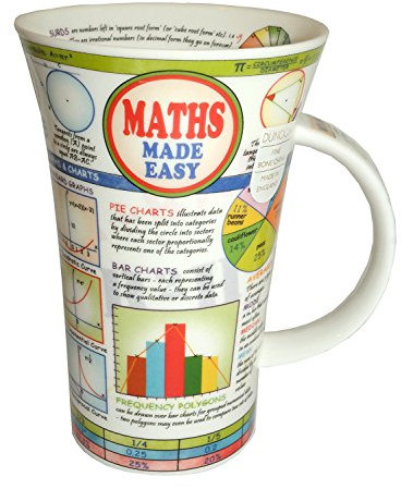 DUNOON Becher Glencoe Motiv MATHS MADE EASY ”