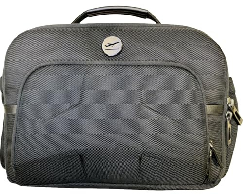 MYGOFLIGHT PLC Commuter Free-Standing Padded Shell Water Resistant Flight Bag with Up To 13 iPad and Laptop Compartment - Holds 1 Headset
