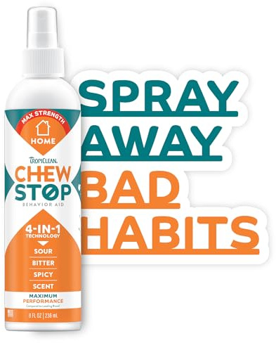 TropiClean Chew Stop Behavior Aid Home Spray, 236ml