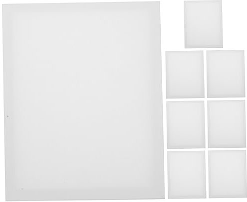 Gadpiparty 8 Stück Teiliges DIY Ölgemälde Baumwoll Leere Malplatten für Künstler Studenten Anfänger für Ölfarbe Praktisch Tragbar für Projekte