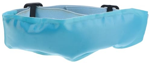 Générique Compresse de Glace Réutilisable Front Bandeau Rafraîchissant en Gel Froid et Chaud Tissu PVC Étanche Taille Adulte Soulagement Maux de Tête Usage Domestique Couleur Aléatoire