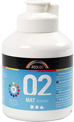 A-Color 32102 Fertigmalfarbe, weiß, 500 ml