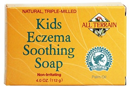 All Terrain Kids Eczema Soothing Soap Bar, 4oz, To Cleanse & Soothe Kids' Itchy, Irritated Skin