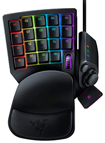 Razer Tartarus V2 Gaming Keypad: Mecha Membrane Key Switches - One Handed Keyboard - 32 Programmable Keys - Customizable Chroma RGB Lighting - Programmable Macros - Snap Tap - Black