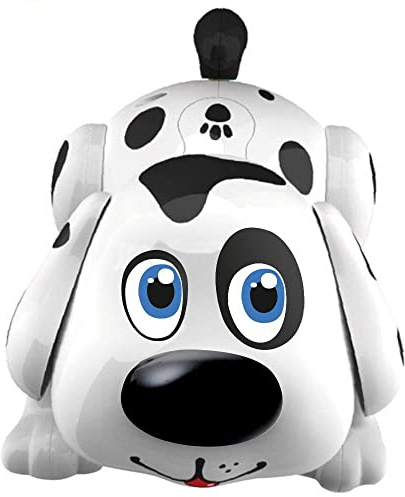 WEofferwhatYOUwant Perro Robot Español Harry - Mascota Electrónica Dálmata Interactiva - Juguete Educativo Niños 1 2 3 Años - Camina Ladra Canta Habla - Sensor Táctil - Regalo Cumpleaños Navidad