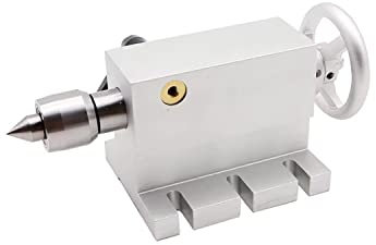 CNCTOPBAOS MT2 65 mm Reitstock, Morsekegel, 2 Live-Mittenhöhe, Holzbearbeitungsdrehfutter, Griff für Drehtisch, CNC-Fräse, Graviermaschine, Fräsdrehmaschine, CNC, 4. Achse