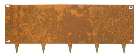 Bordura de Acero corten 40 x 106 cm Flexible - por Unidad