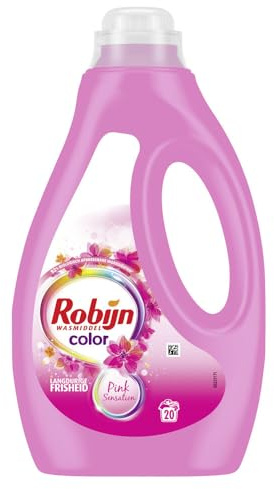 Robijn Vloeibaar Wasmiddel Color Pink Sensation 20 Wasbeurten 1 liter
