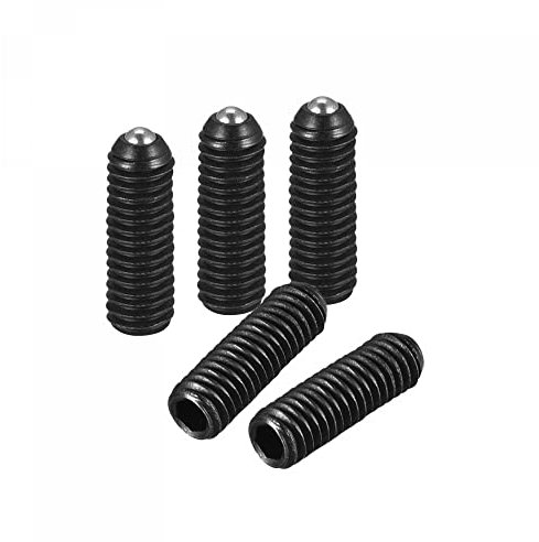 sourcing map 20Stk. Madenschraube mit Kugelkopf M3x10mm metrischer Federstahl Innensechskant
