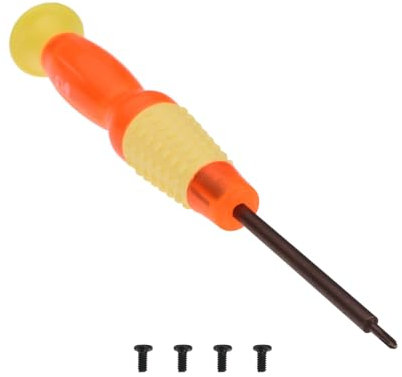 Create idea 4 Stück Bildschirmschrauben für Digitalkameras mit Schraubendreher Werkzeug Kompatibel mit Canon G7X Mark II Mark 2 Fotoausrüstung Kamerazubehör