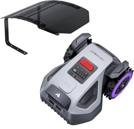 ANTHBOT Robot cortacésped M5 con Refugio antilluvia