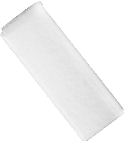 HOMSFOU Filtro Ricambio Aspiratore Unghie Professionale in Pe Bianco, Rotolo Filtrante, Tagliabile e Comodo da Trasportare per Manicure a Casa