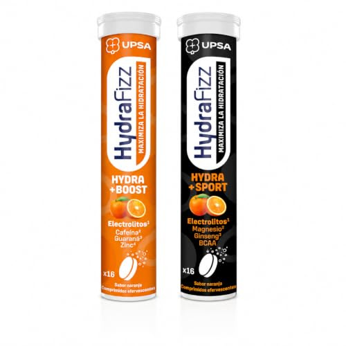 UPSA HydraFizz Pack Boost + Sport - Electrolitos y BCAA, 32 Comprimidos