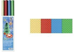 URSUS Alu-Bastelfolie Sternchen, sortiert