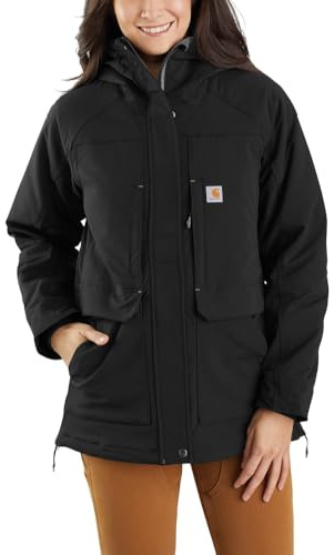 Carhartt Super Dux Relaxed Fit Insulated Tradizional Coat, Nero, L Donna